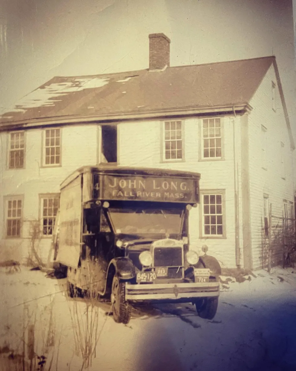 John Long delivery truck, Fall River, Massachusetts, circa late 1920s