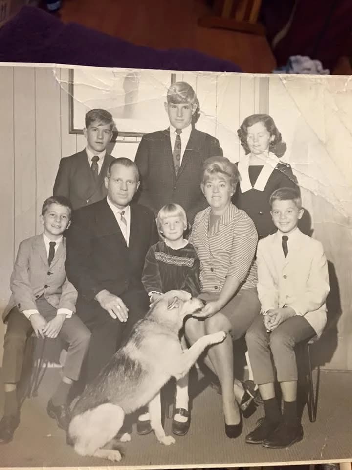 The Long family — Rep. John J. Long and Clare Coogan Long with their six children