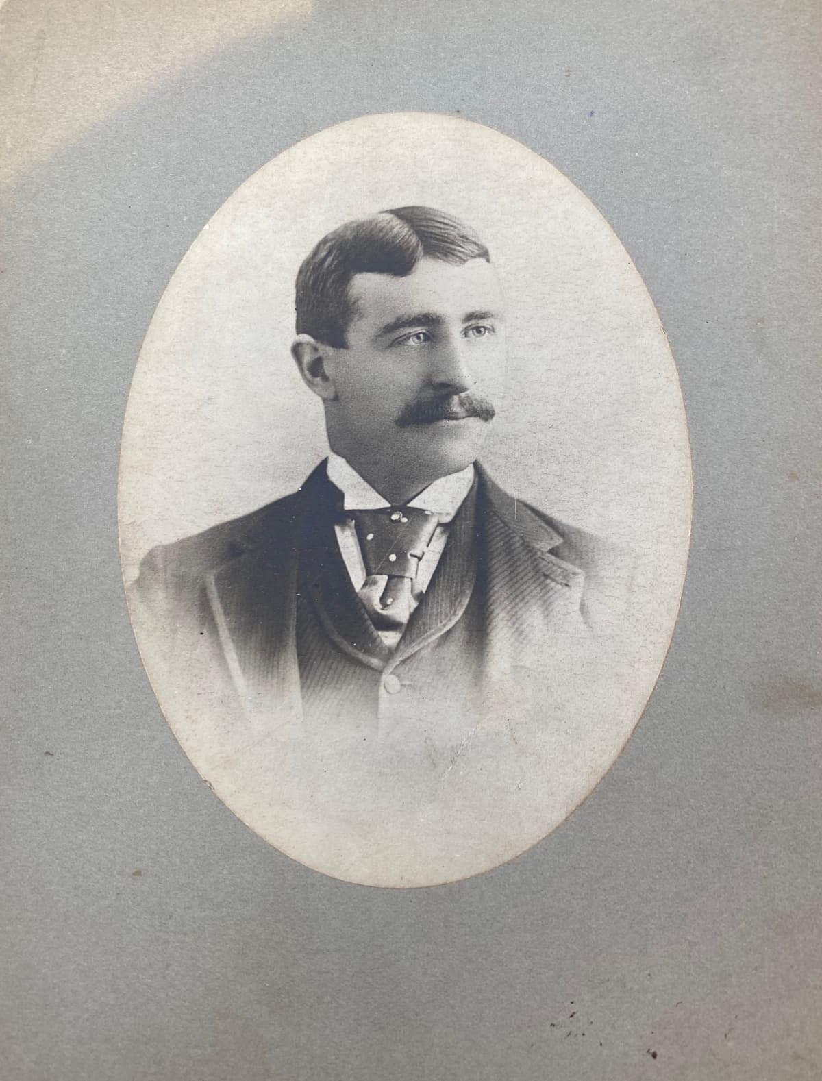 Grandpa Wall, oval portrait