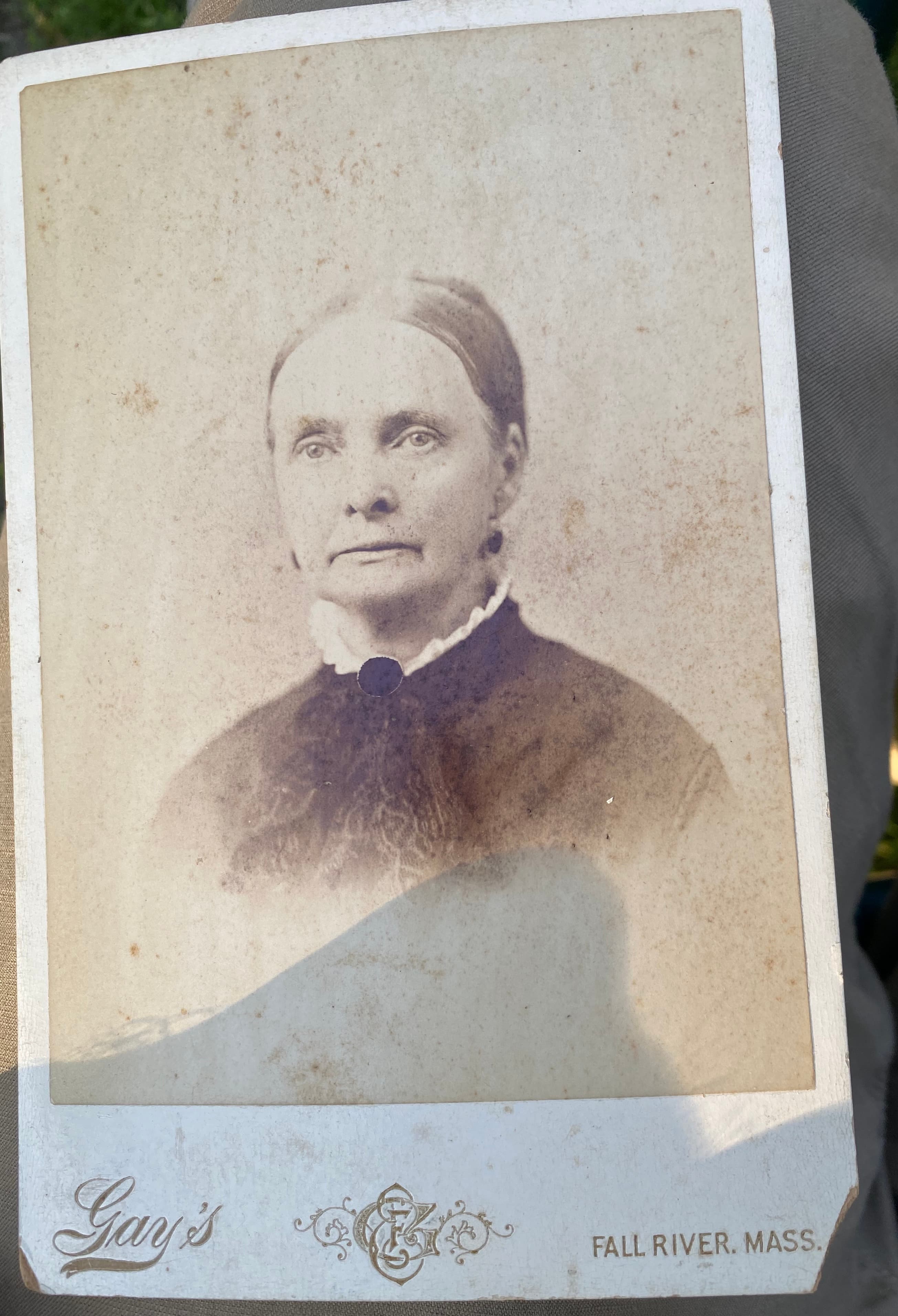 Great-Grandmother Winter, Gay’s studio, Fall River