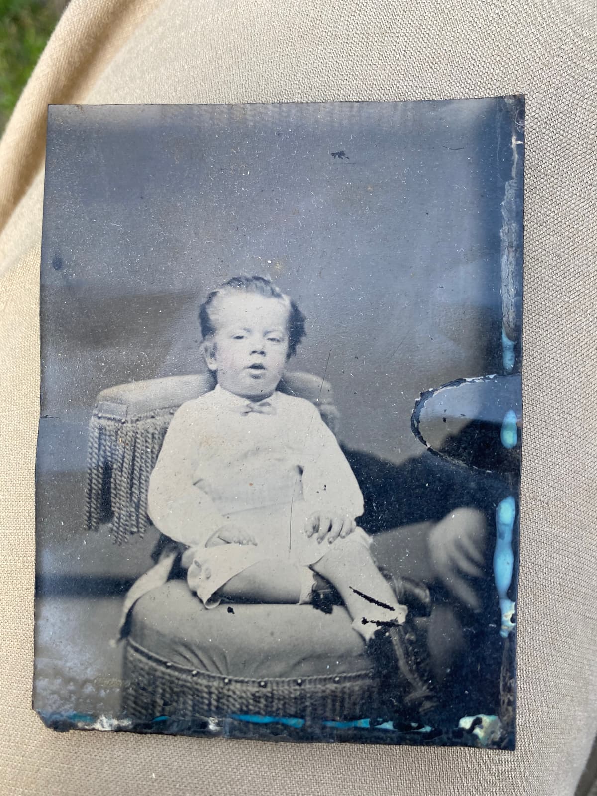 Toddler tintype